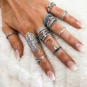 Ring Set by Naya May Design. 18 piece.